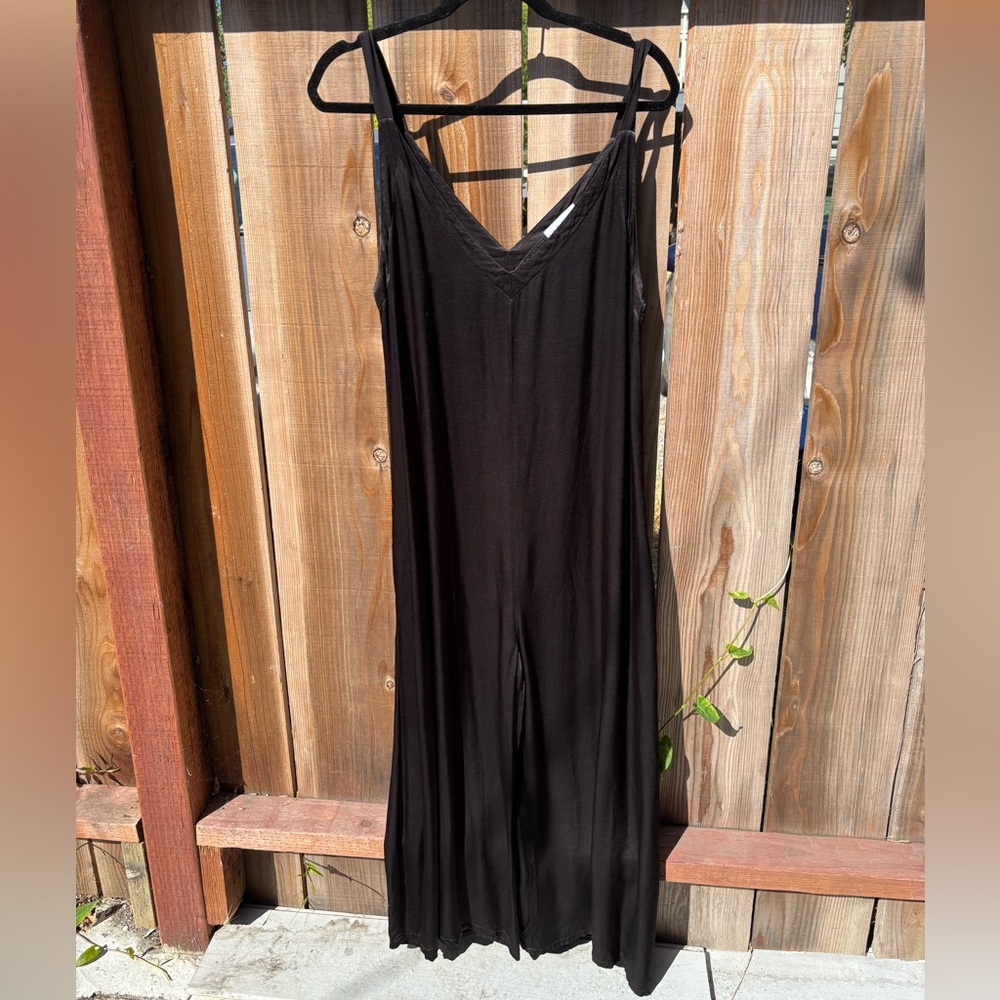 Anthropologie - LACAUSA santi jumpsuit black - size small